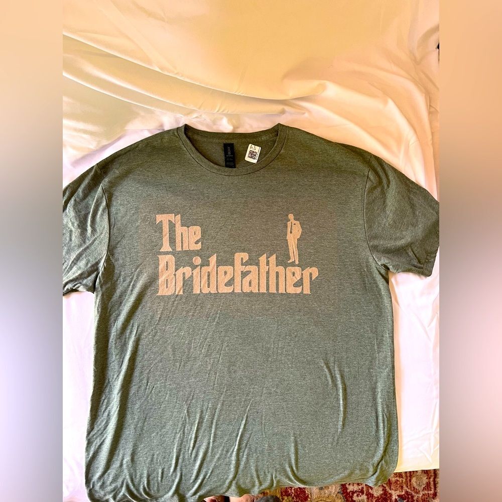 Green 'The BrideFather' Graphic T-Shirt